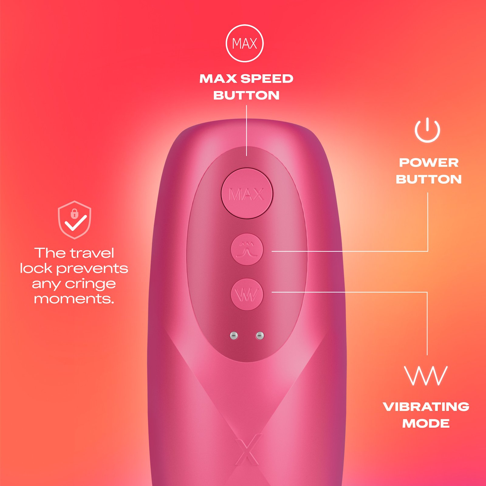 Durex Play Vibrerande & Sensorisk Masturbator 1 st