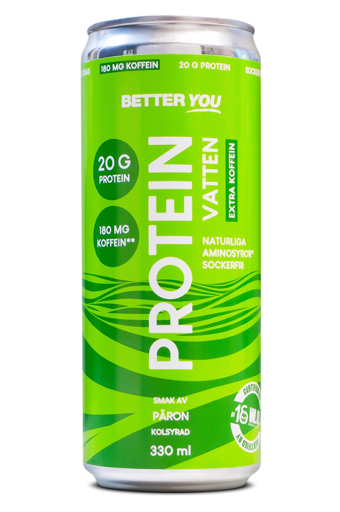 Better You Proteinvatten Koffein Päron 1 st 330 ml