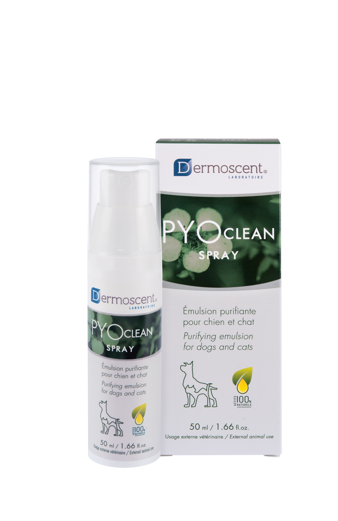 Dermoscent PYOclean® Spray för hundar & katter 50 ml