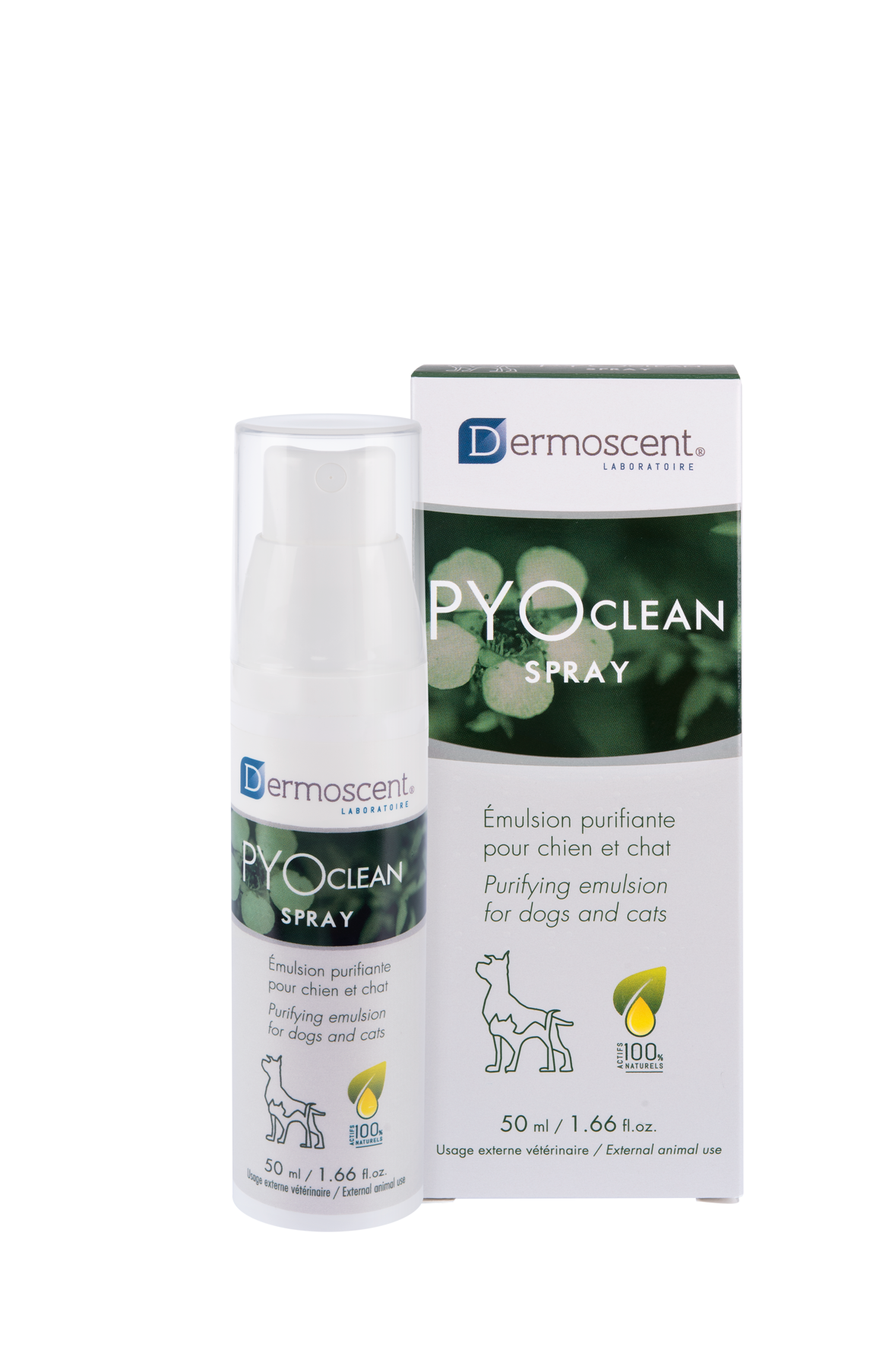 Dermoscent PYOclean® Spray för hundar & katter 50 ml