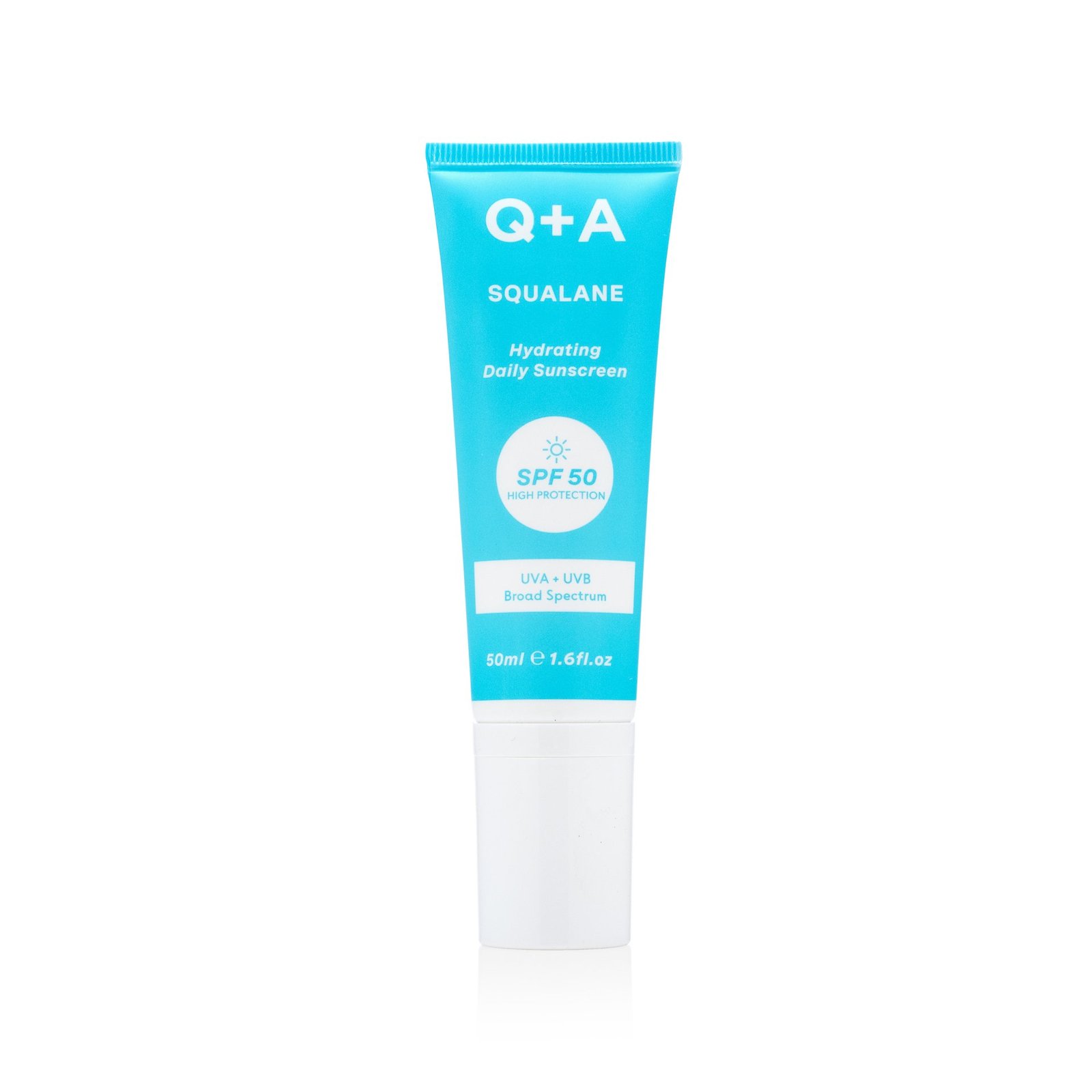 Q+A Squalane SPF50 Hydrating Face Sunscreen 50 ml