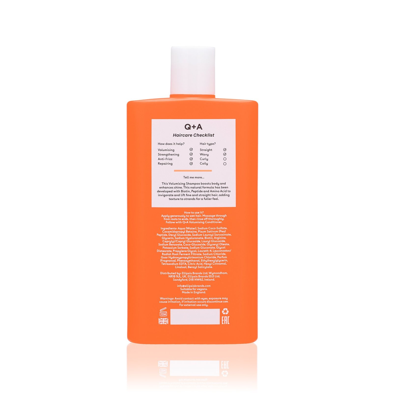 Q+A Volumising Shampoo 250 ml