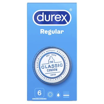 Durex Regular The Classic Condom 6 st