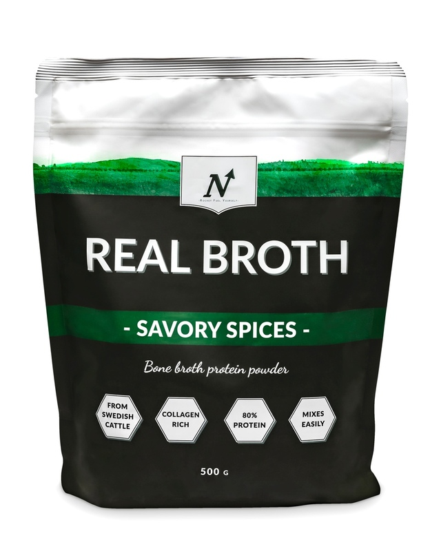 Nyttoteket Real Broth Savory Spices Benbuljong 500 g