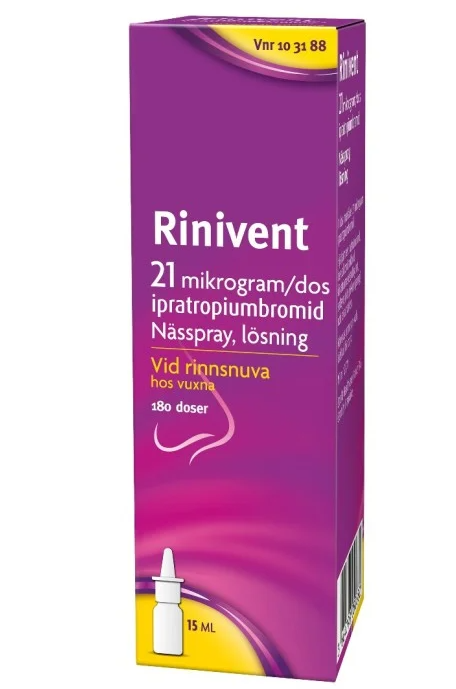 Rinivent Nasal 21 mikrogram/dos 15 ml