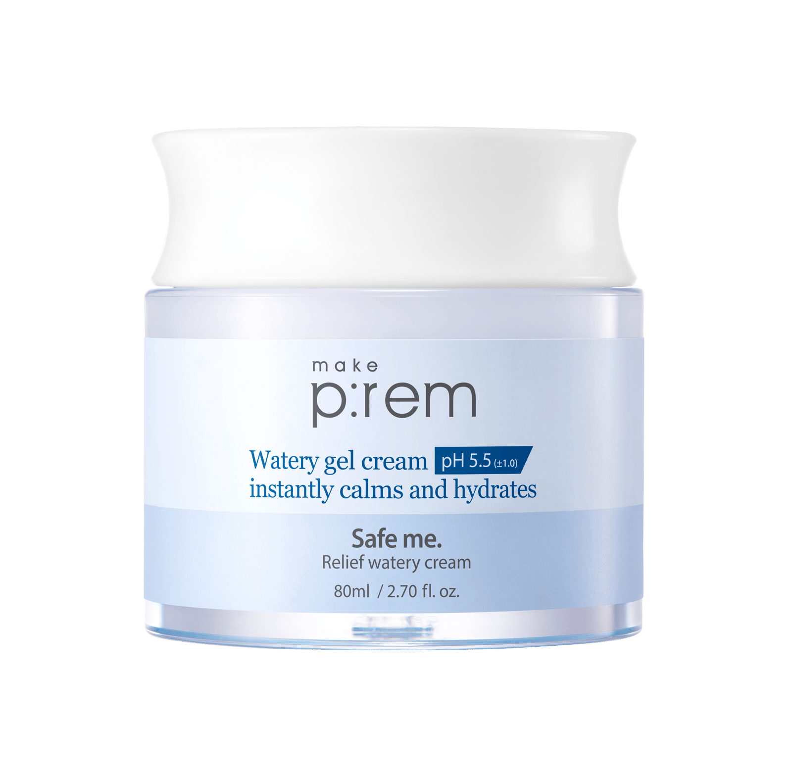 Make p:rem Safe me. Relief watery cream