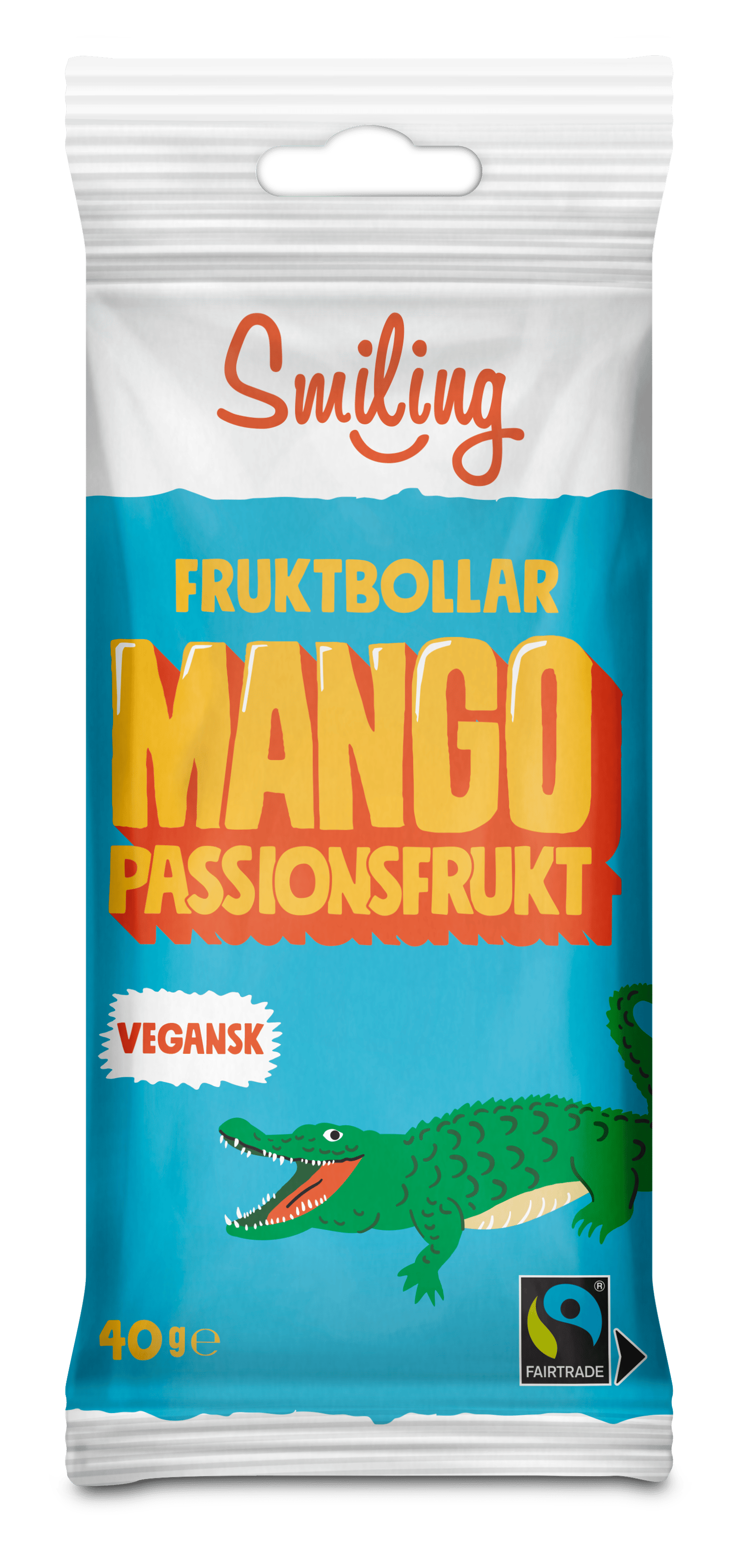 Smiling Fruktbollar Mango & Passionsfrukt 40 g