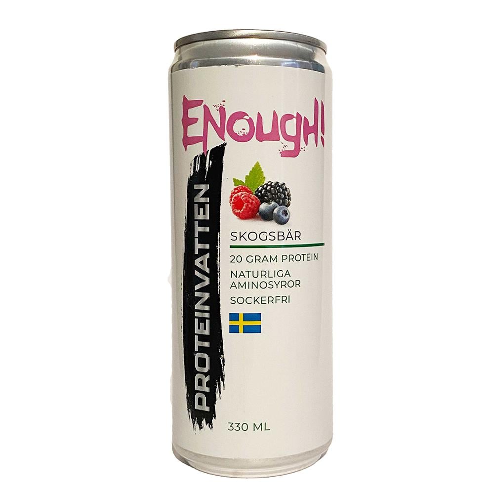 Enough Proteinvatten Skogsbär 330 ml