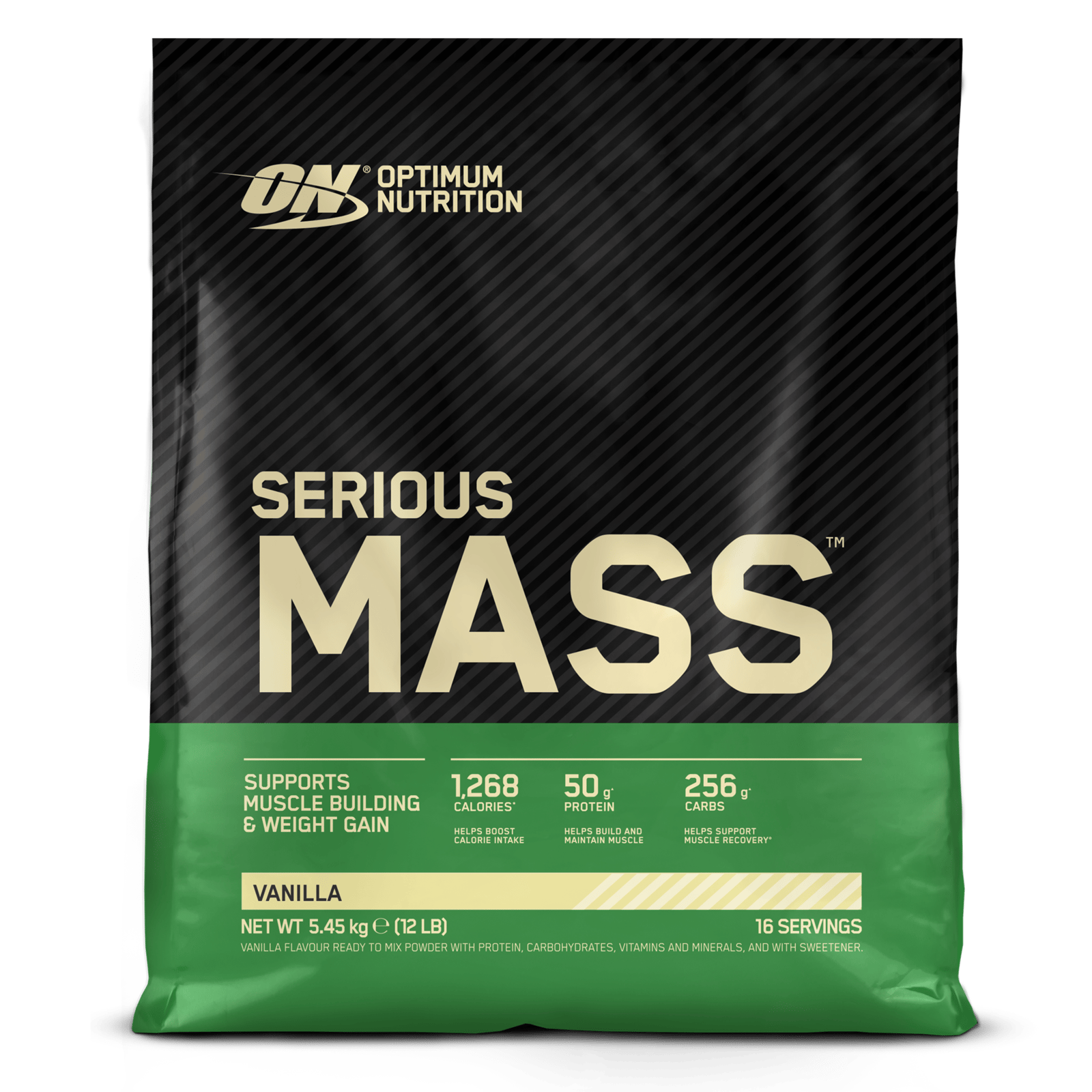 Optimum Nutrition Serious Mass Vanilla 5450g