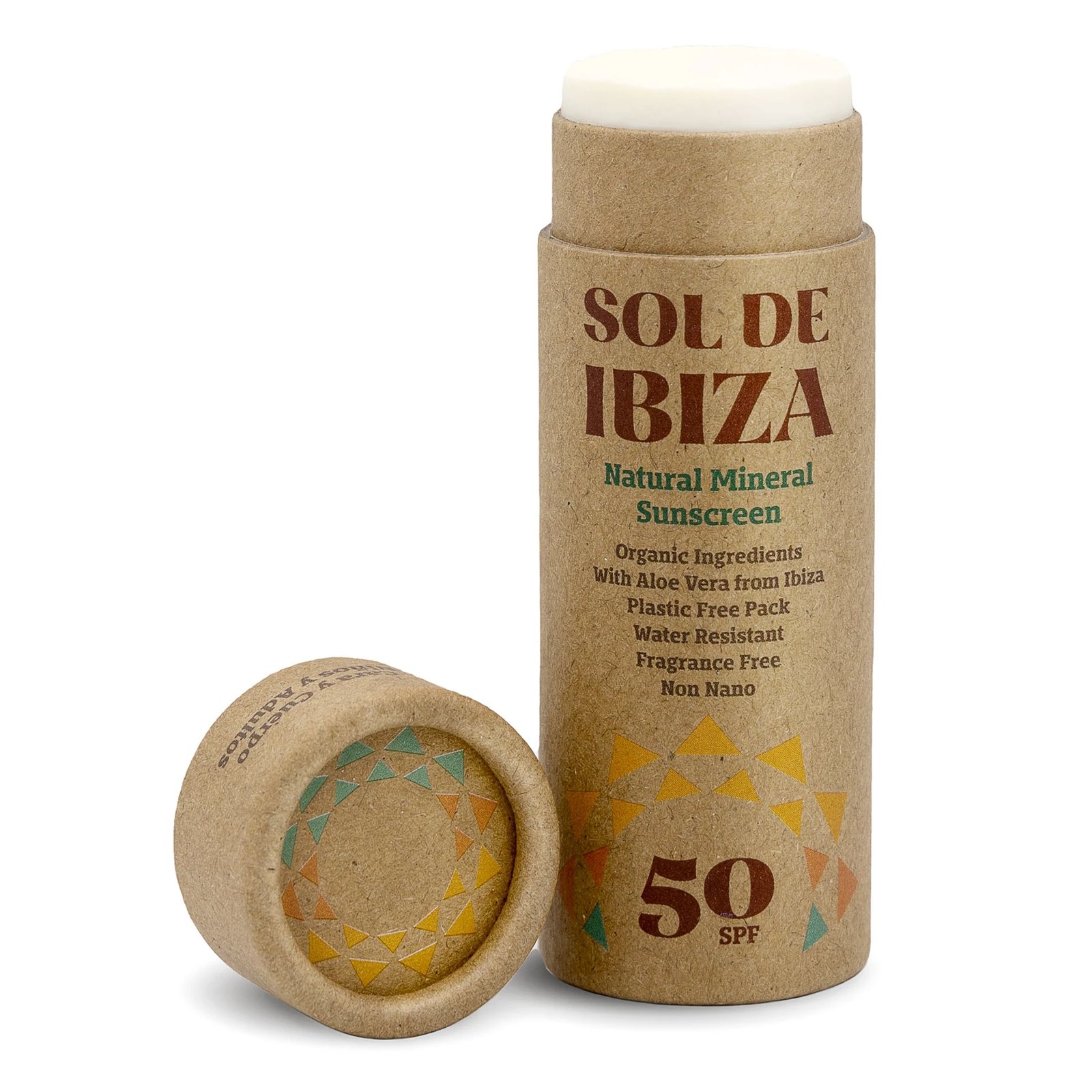 Sol de Ibiza Face & Body Plastic Free Stick SPF50 45gr