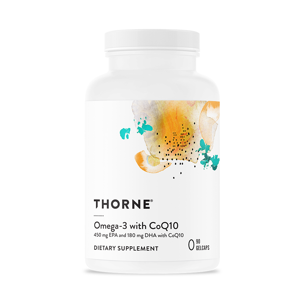 THORNE Omega-3 & CoQ10 90 kapslar