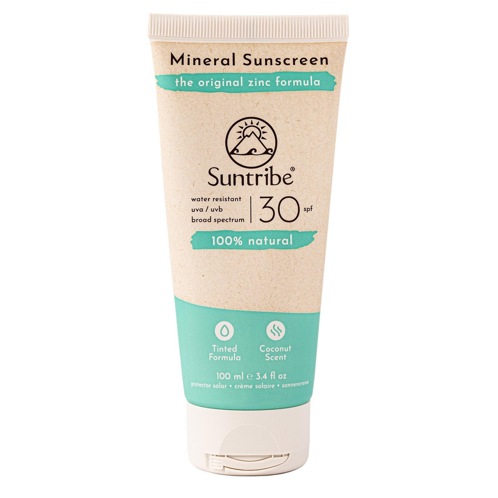 Suntribe All Natural Mineral Body & Face Sunscreen SPF30 100ml