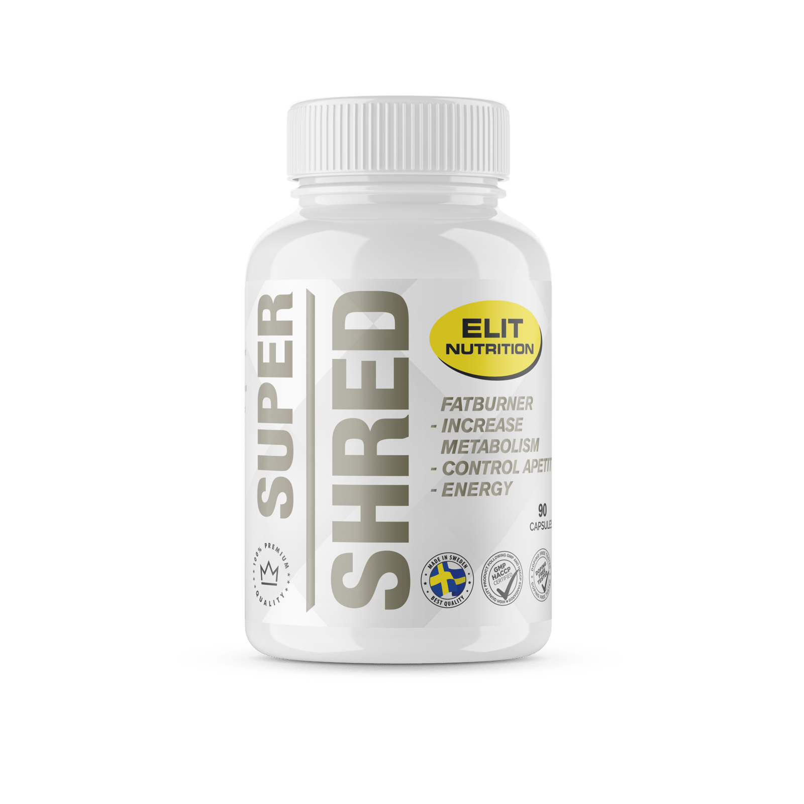 Elit Nutrition Super Shred Fatburner 90 kapslar