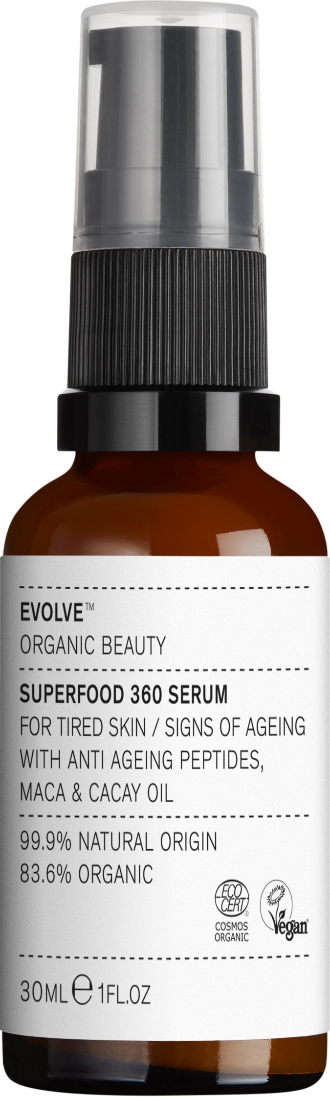 Evolve Organic Beauty Superfood 360 Natural Face Serum 30 ml