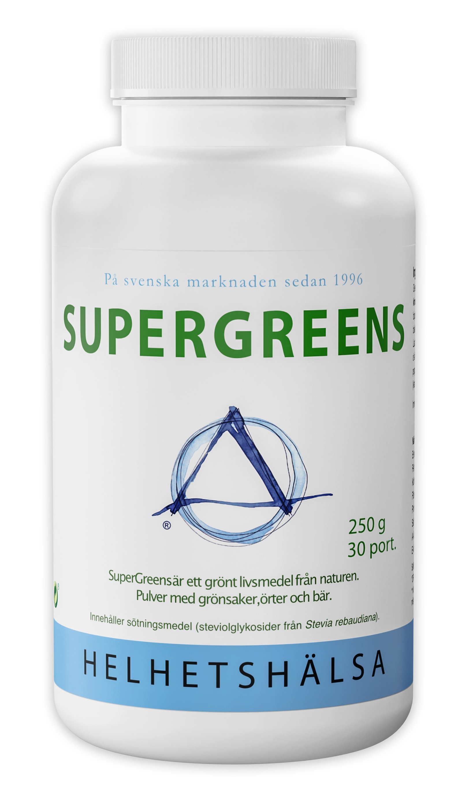 Helhetshälsa Supergreens & Mjölksyrabakterier 250 g