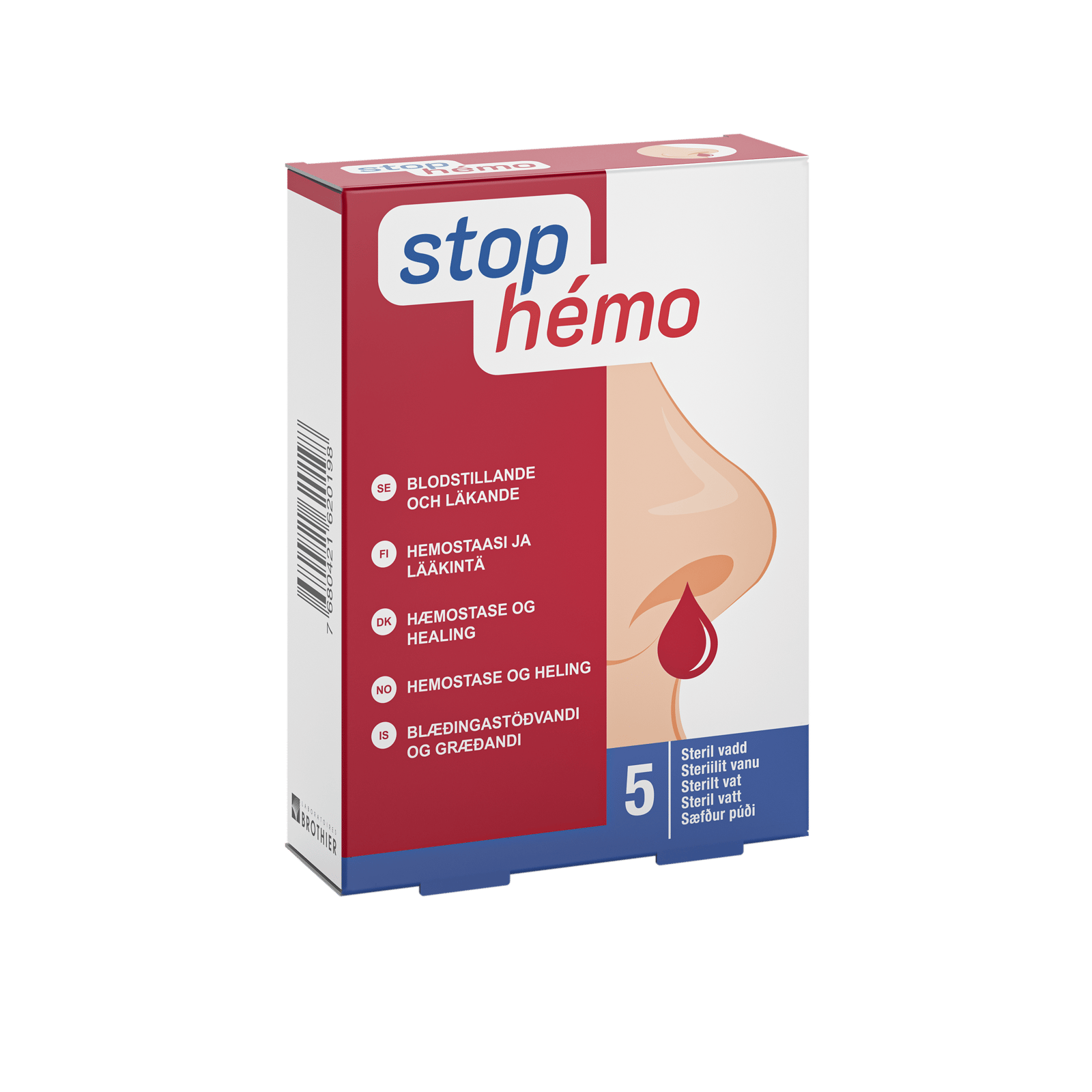 stop hémo Blodstillande Vadd 5 st