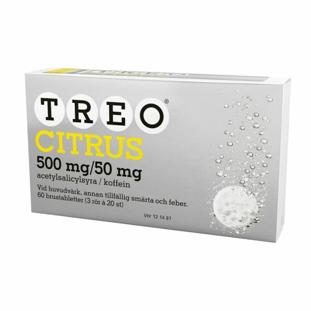 Treo Citrus brustabletter 500mg/50mg, 3x20st