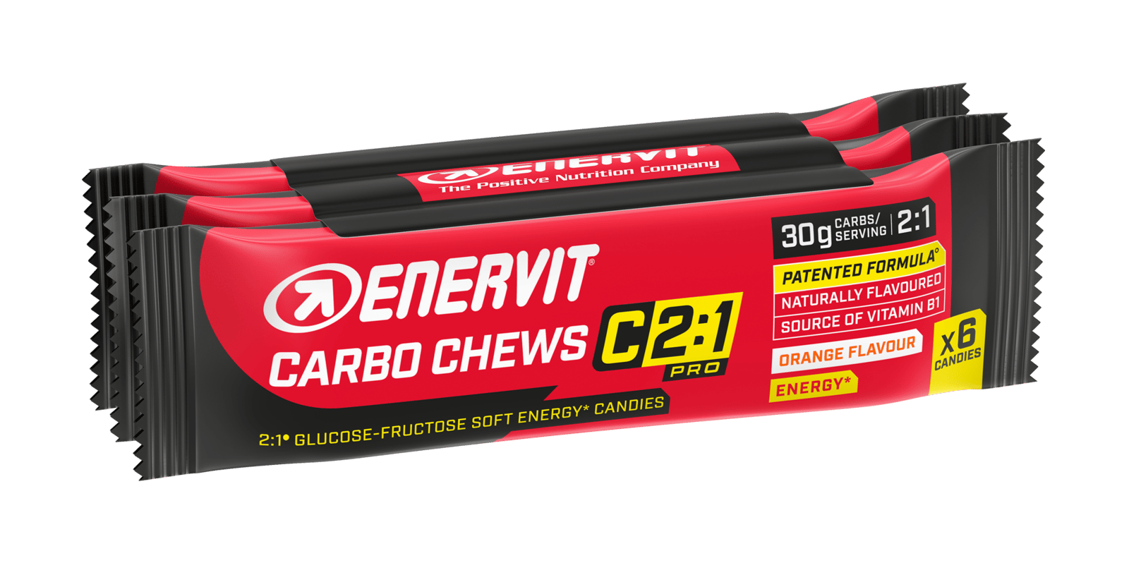 Enervit E.Sport Carbo Chews 2:1 3x34g 3-pack