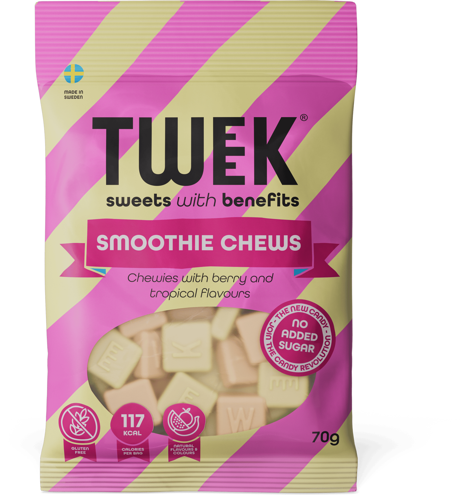 TWEEK Smoothie Chews Berry & Tropical Flavour 70 g