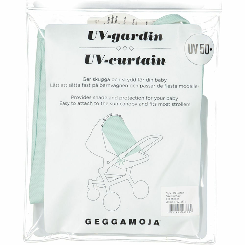 Geggamoja UV Curtain Mint  One Size