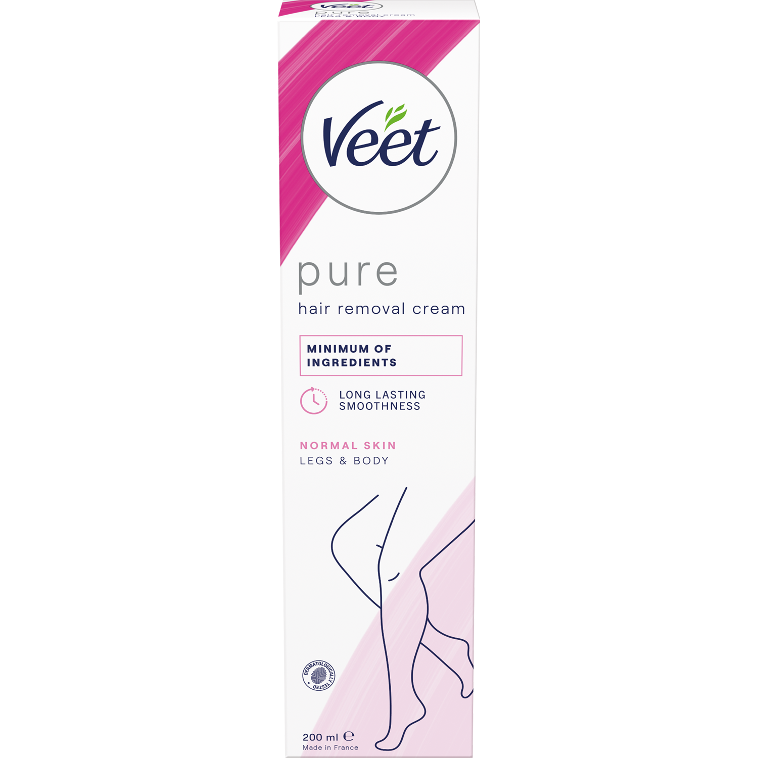 Veet Pure Hair Removal Cream Normal Skin Body & Legs 200 ml