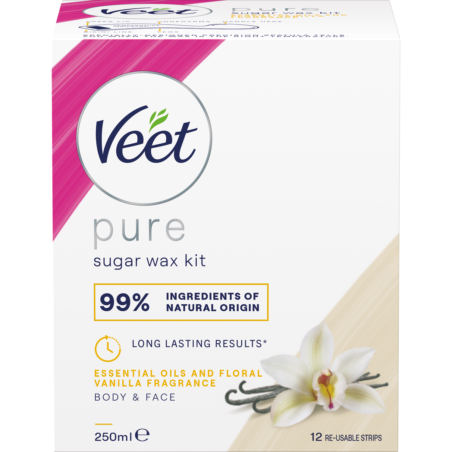 Veet Sugaring Essential Oils & Vanilla Varm Vax 250 ml