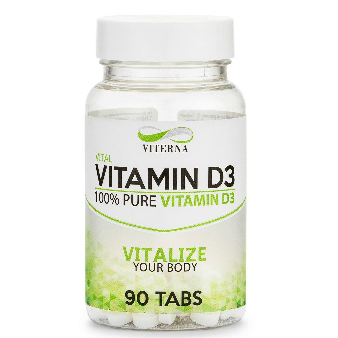 Viterna Vital D3-vitamin Vegan 90 tabletter