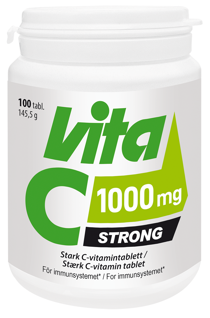 Vita-C Strong 1000 mg 100 tabletter