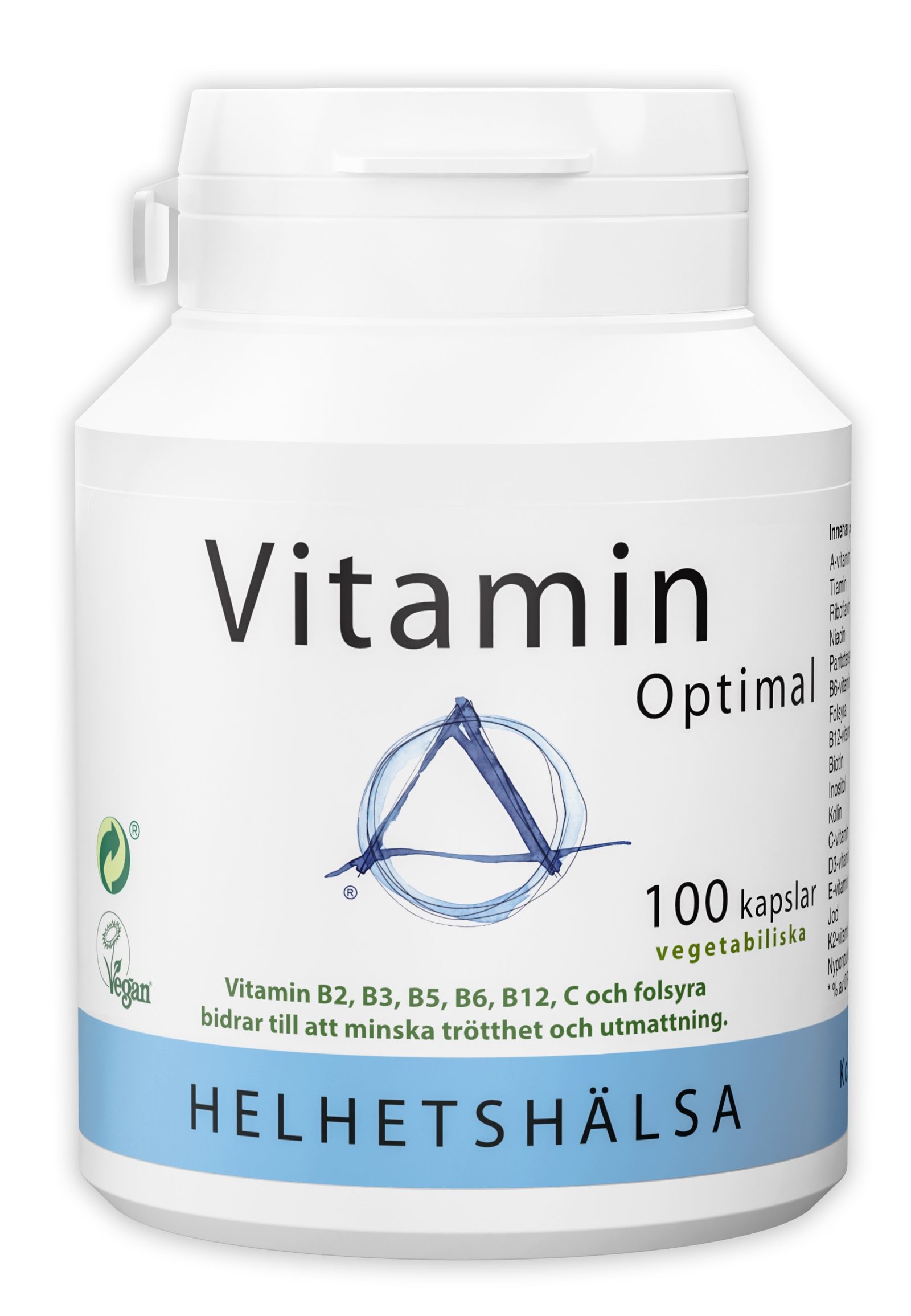 Helhetshälsa VitaminOptimal 100 kapslar