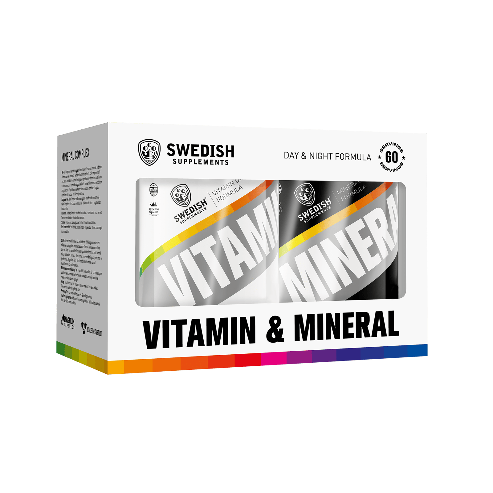 Swedish Supplements Vitamin & Mineral Complex 60 dagar