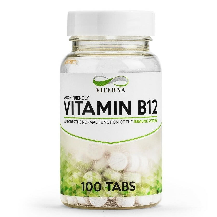 Viterna Vitamin B12 Vegan 100 tabletter