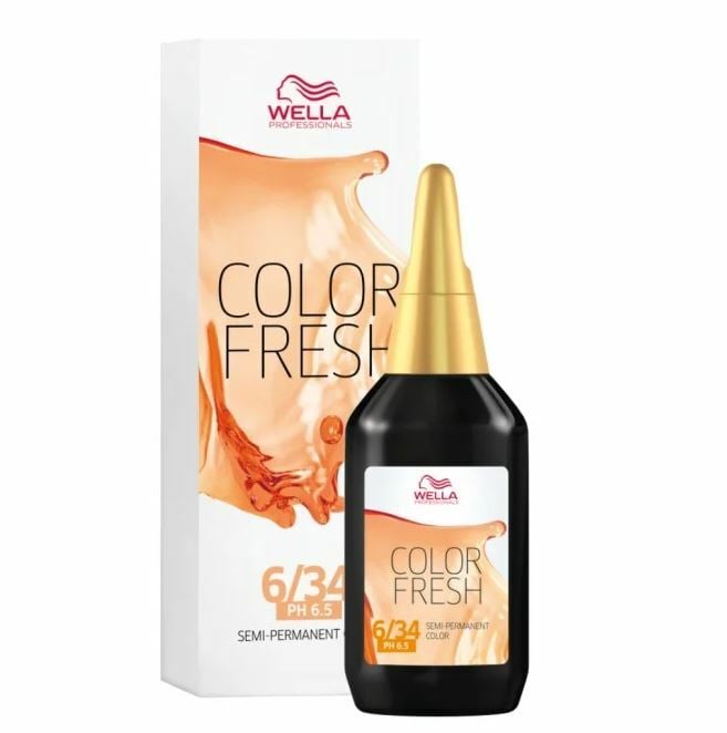 Wella Professionals Color Fresh 6/34 Dark Gold Red Blonde 75 ml