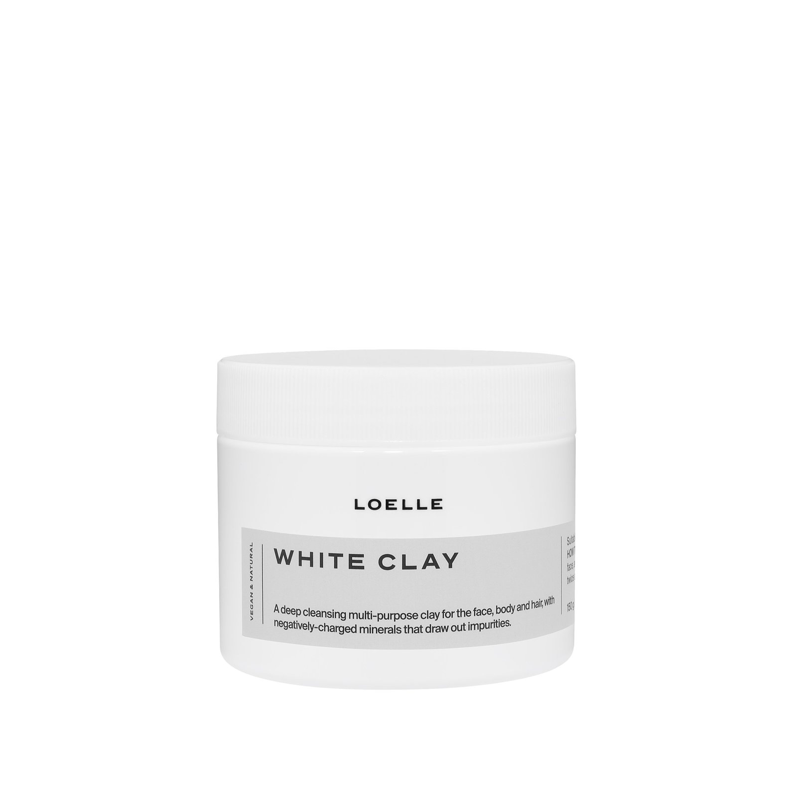 Loelle Rhassoul Clay White 150 g