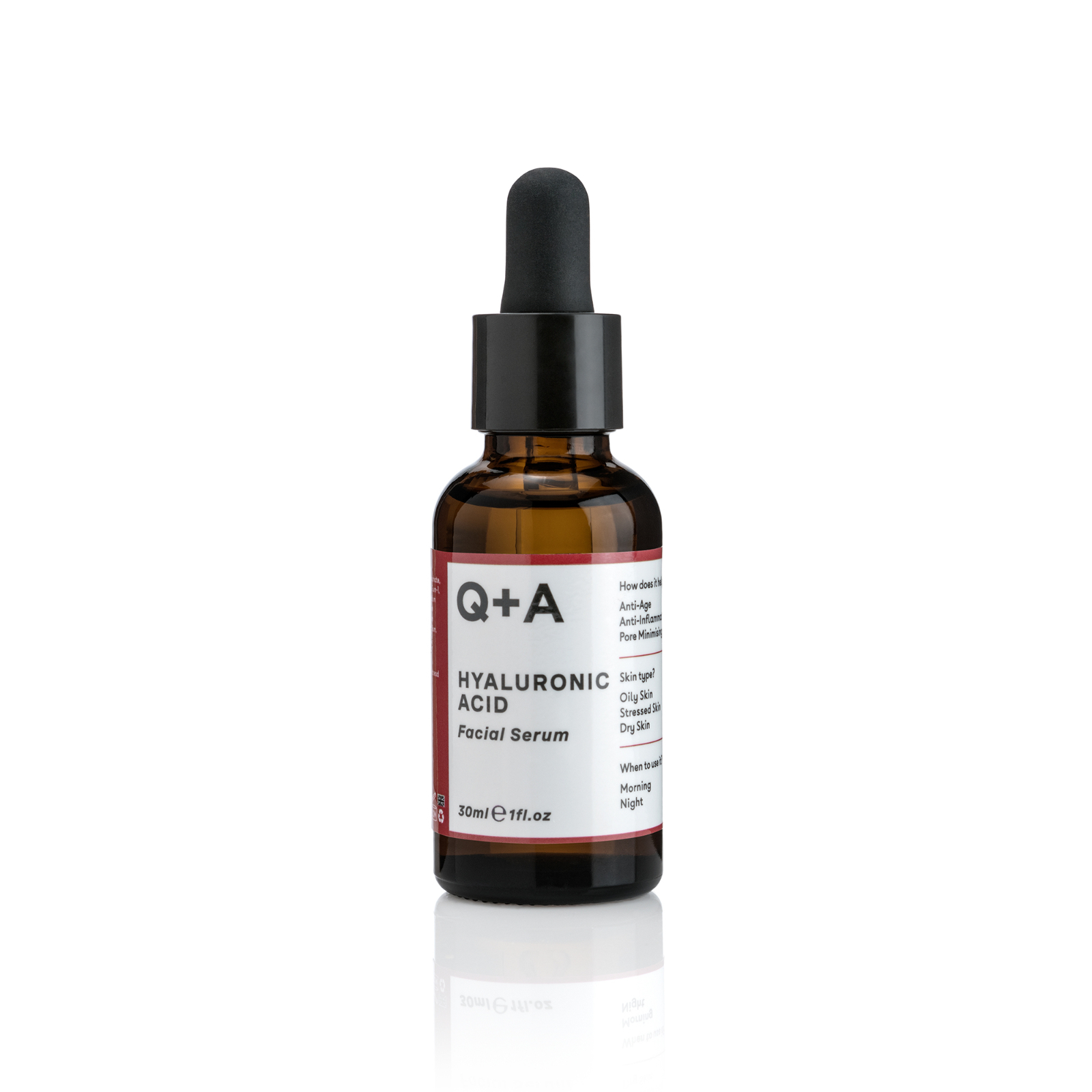 Q+A Hyaluronic Acid Facial Serum 30 ml