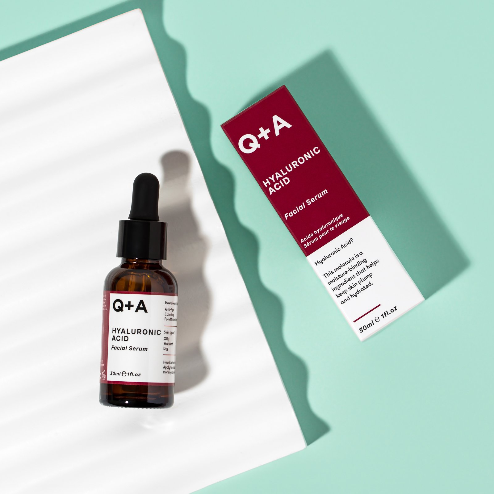 Q+A Hyaluronic Acid Facial Serum 30 ml