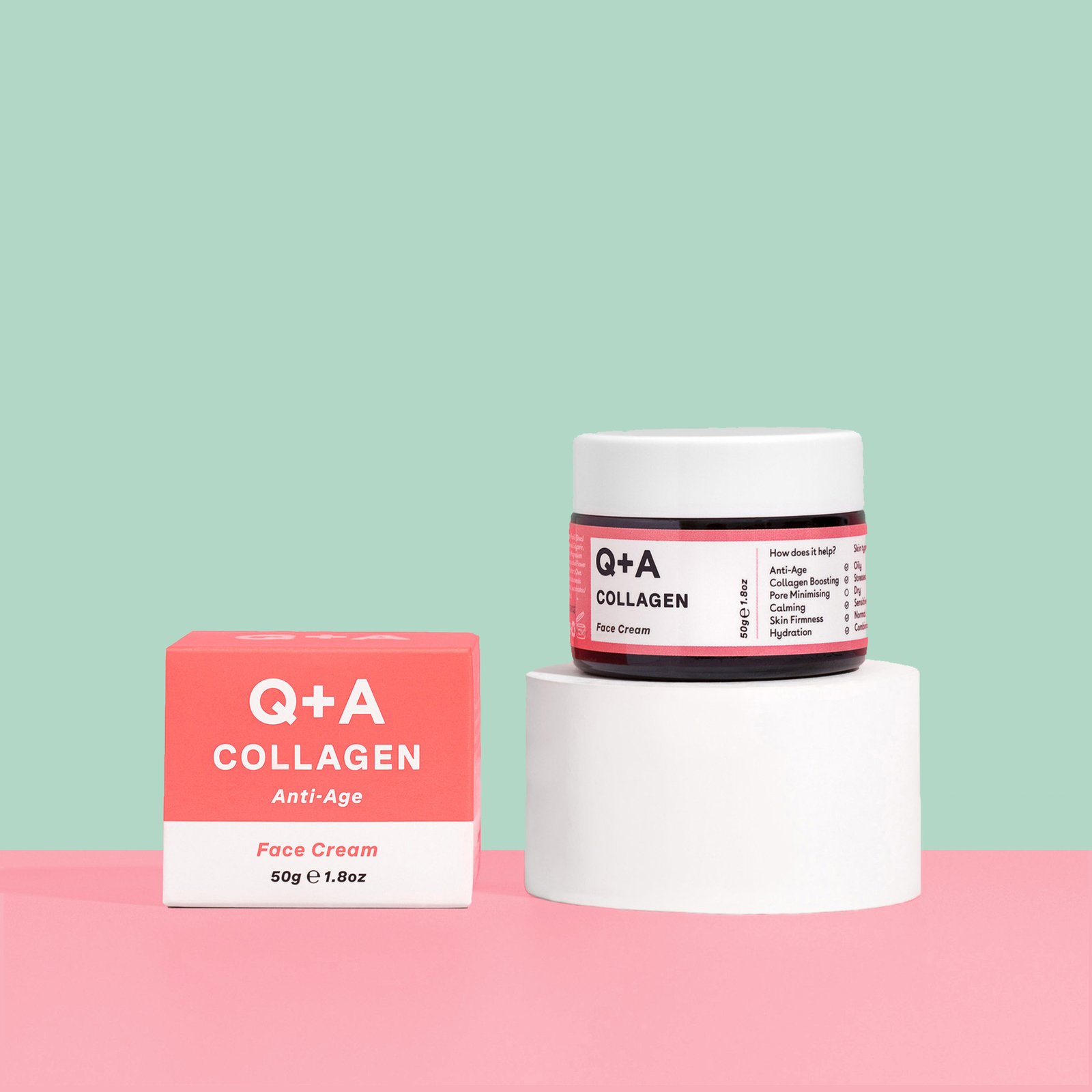 Q+A Collagen Face Cream 50 g