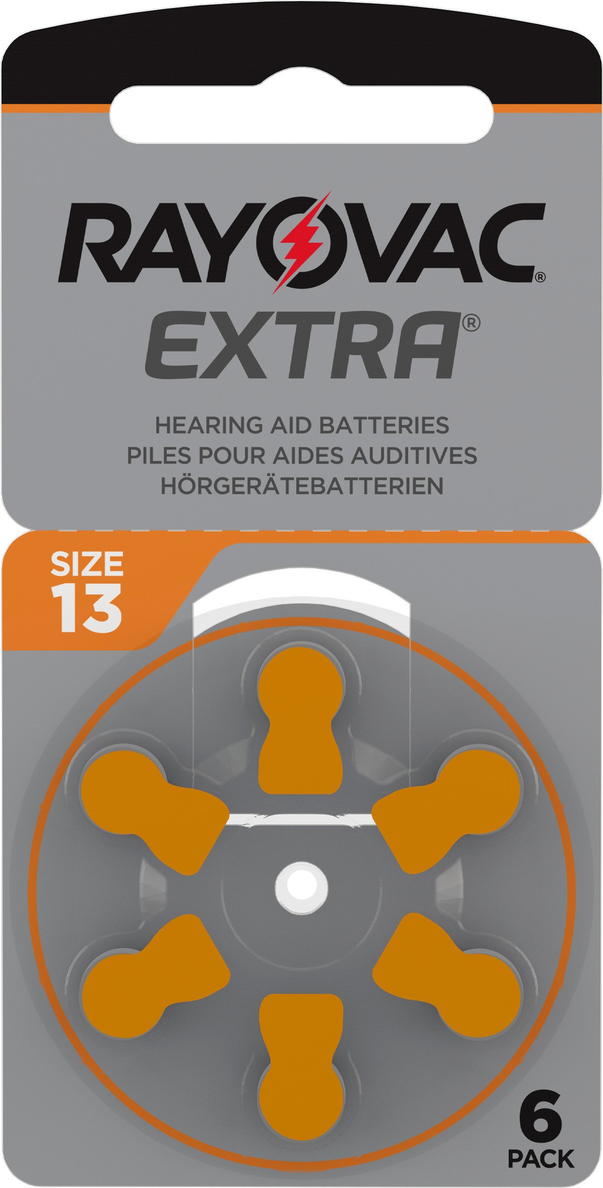 Rayovac Extra Stl13 Orange 6 st