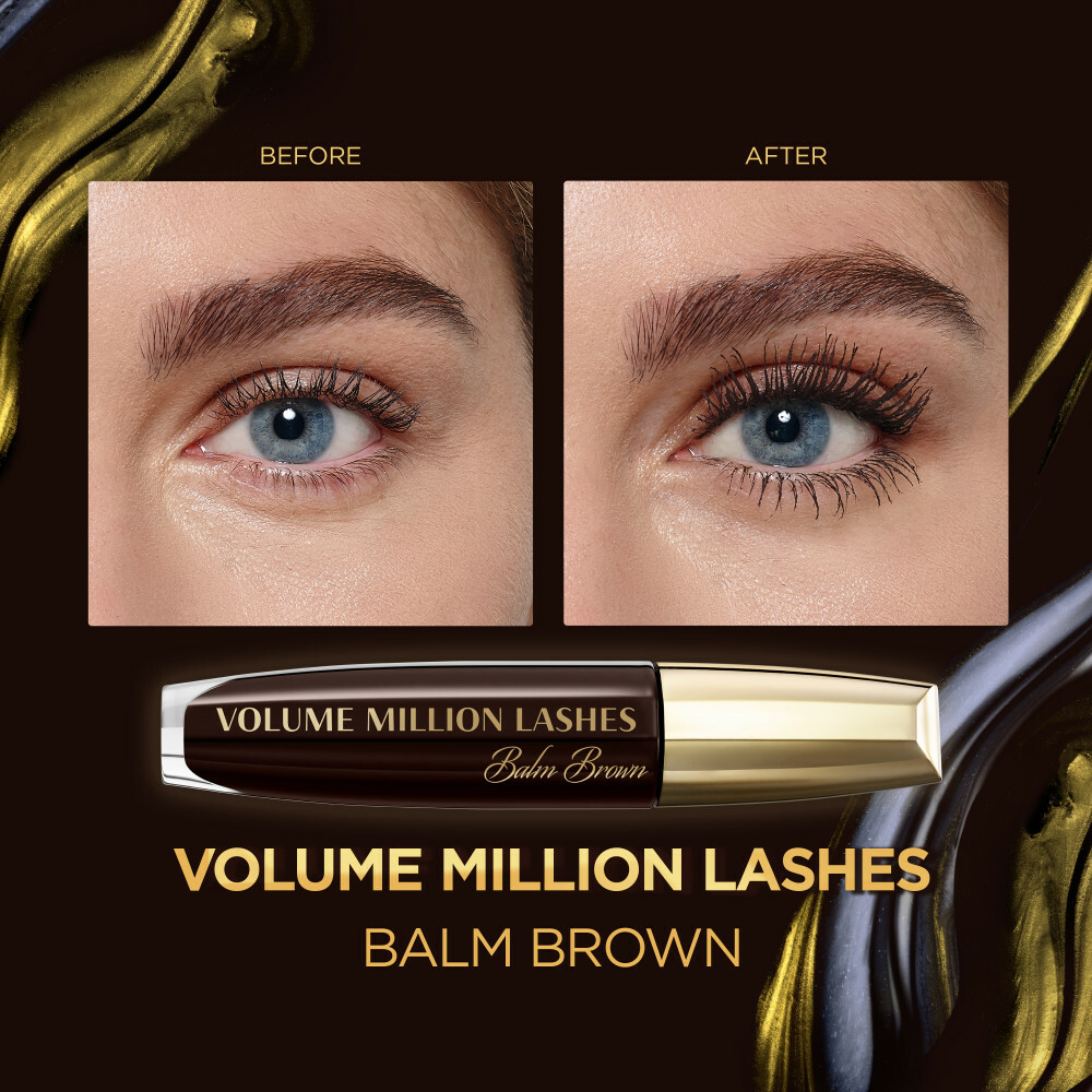 L'Oréal Paris Volume Million Lashes Balm Brown Mascara Brown 8,9 ml