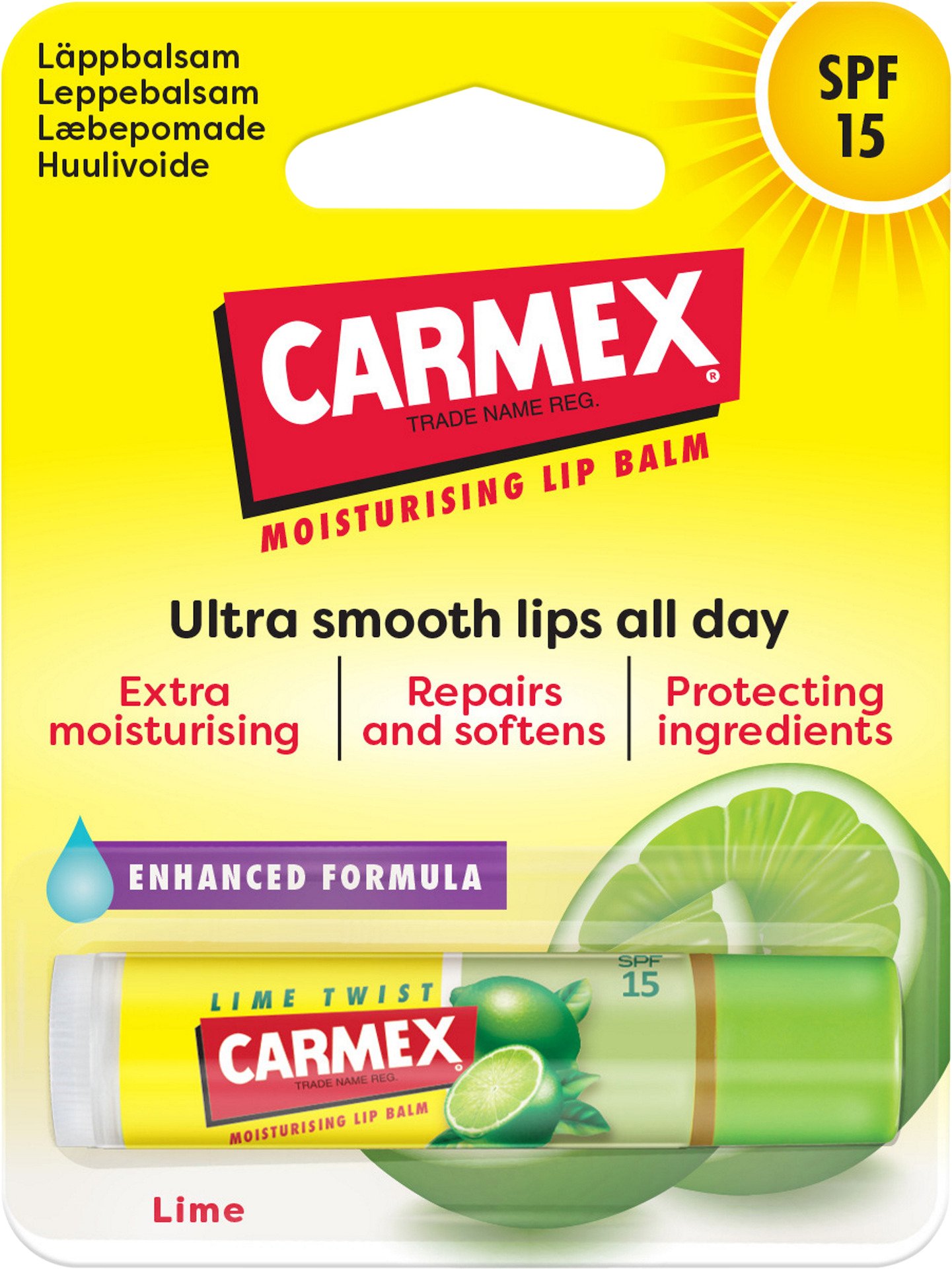 Carmex Läppbalsam Lime Twist SPF15