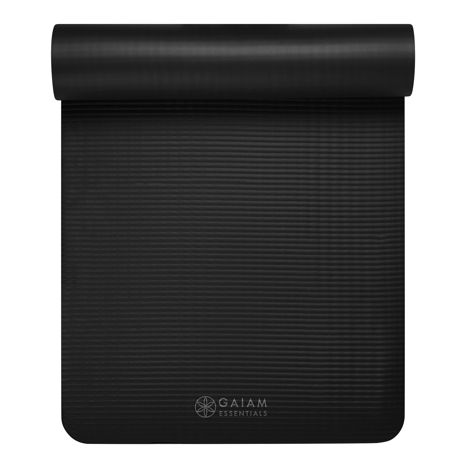 Gaiam Essentials Fitness Mat Black 10 mm