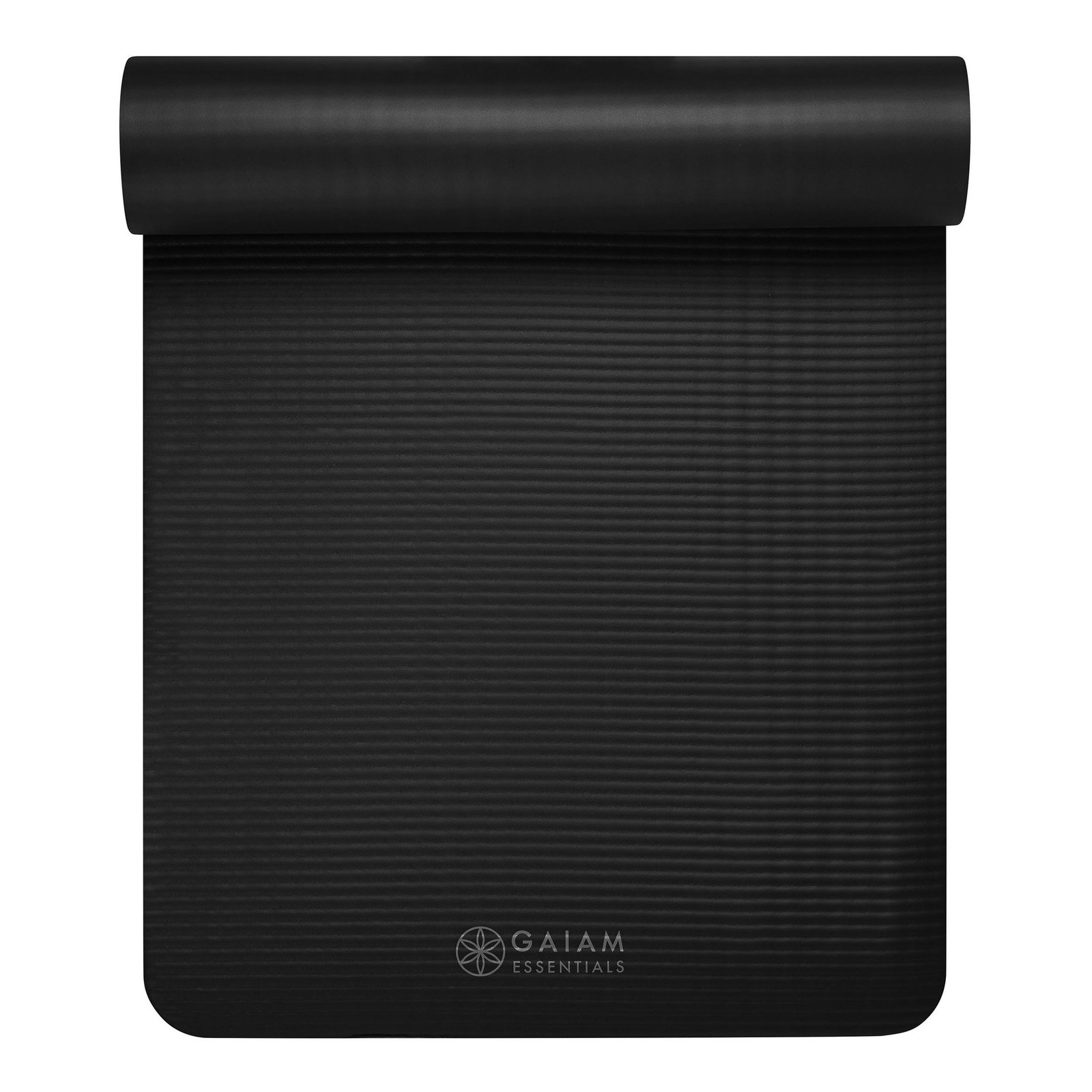 Gaiam Essentials Fitness Mat Black 10 mm