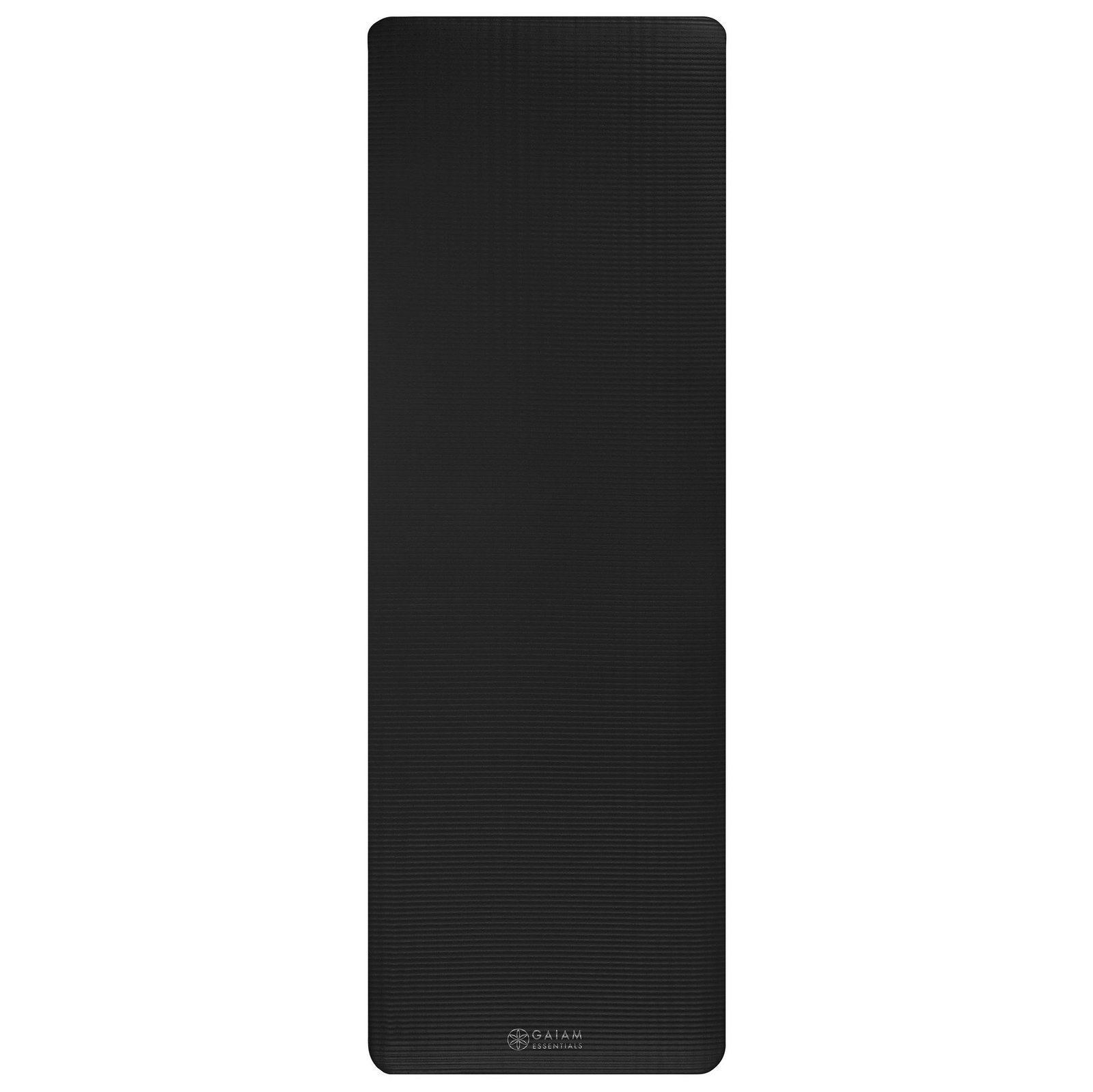 Gaiam Essentials Fitness Mat Black 10 mm