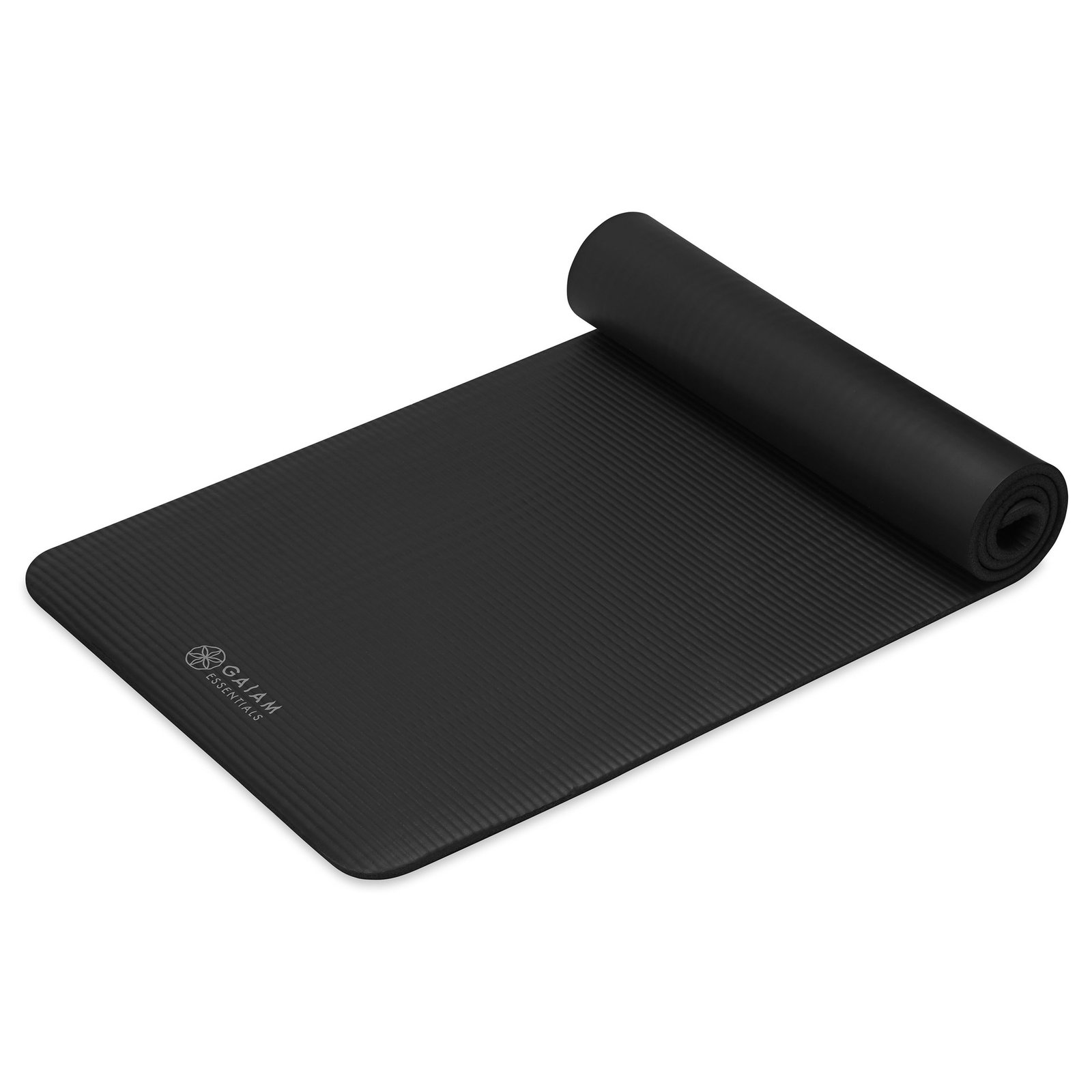Gaiam Essentials Fitness Mat Black 10 mm