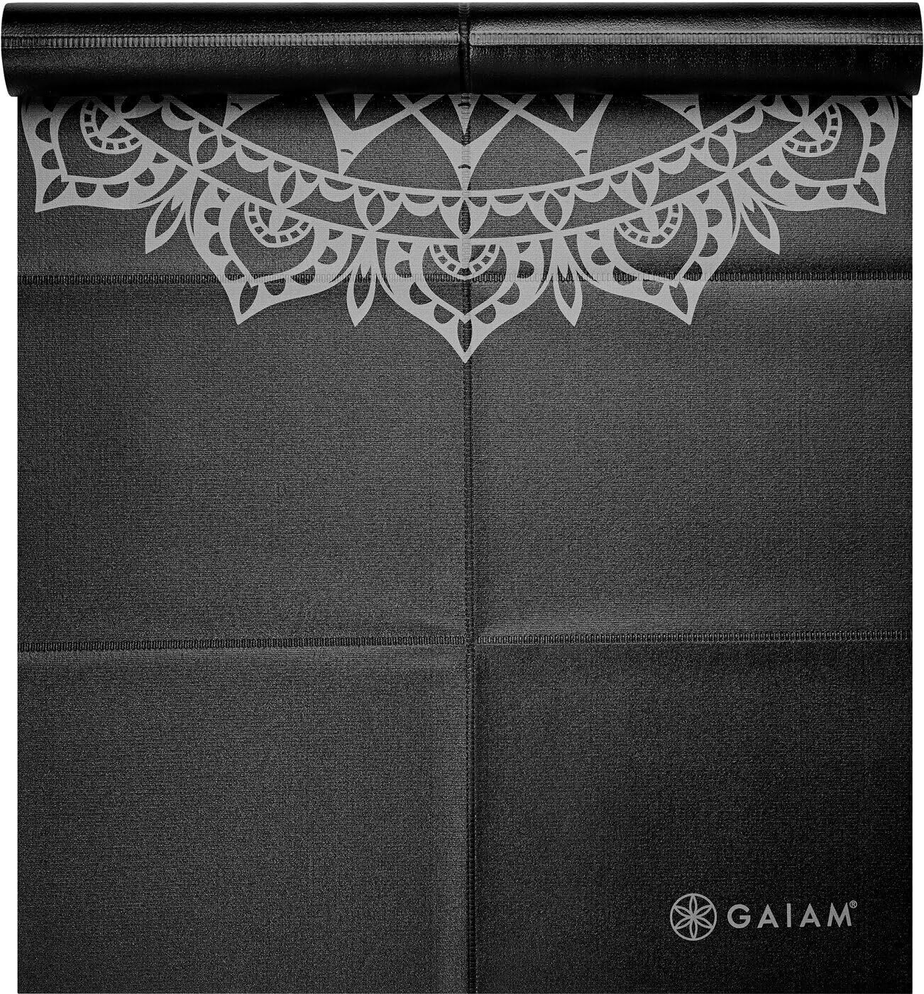 Gaiam Foldable Midnight Marrakesh Yoga Mat 2mm