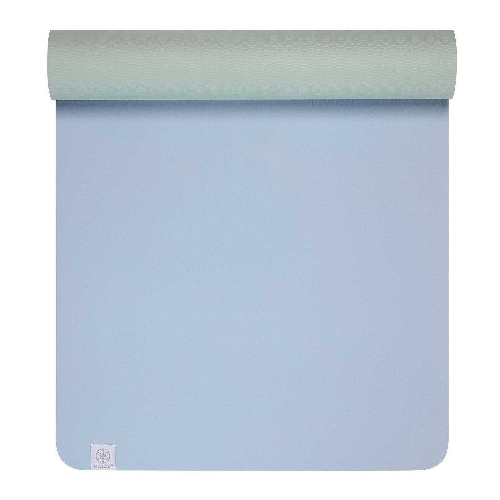 GAIAM Tpe Chambray Sea Salt Yoga Mat 6mm