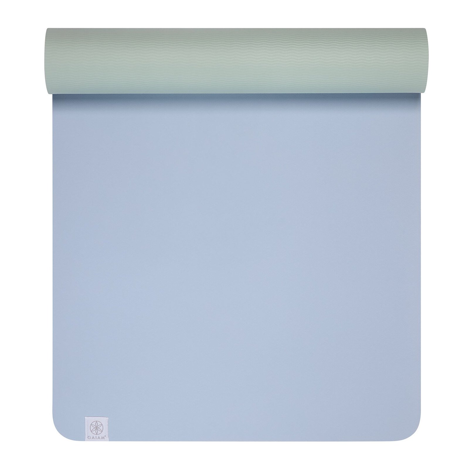 GAIAM Tpe Chambray Sea Salt Yoga Mat 6mm