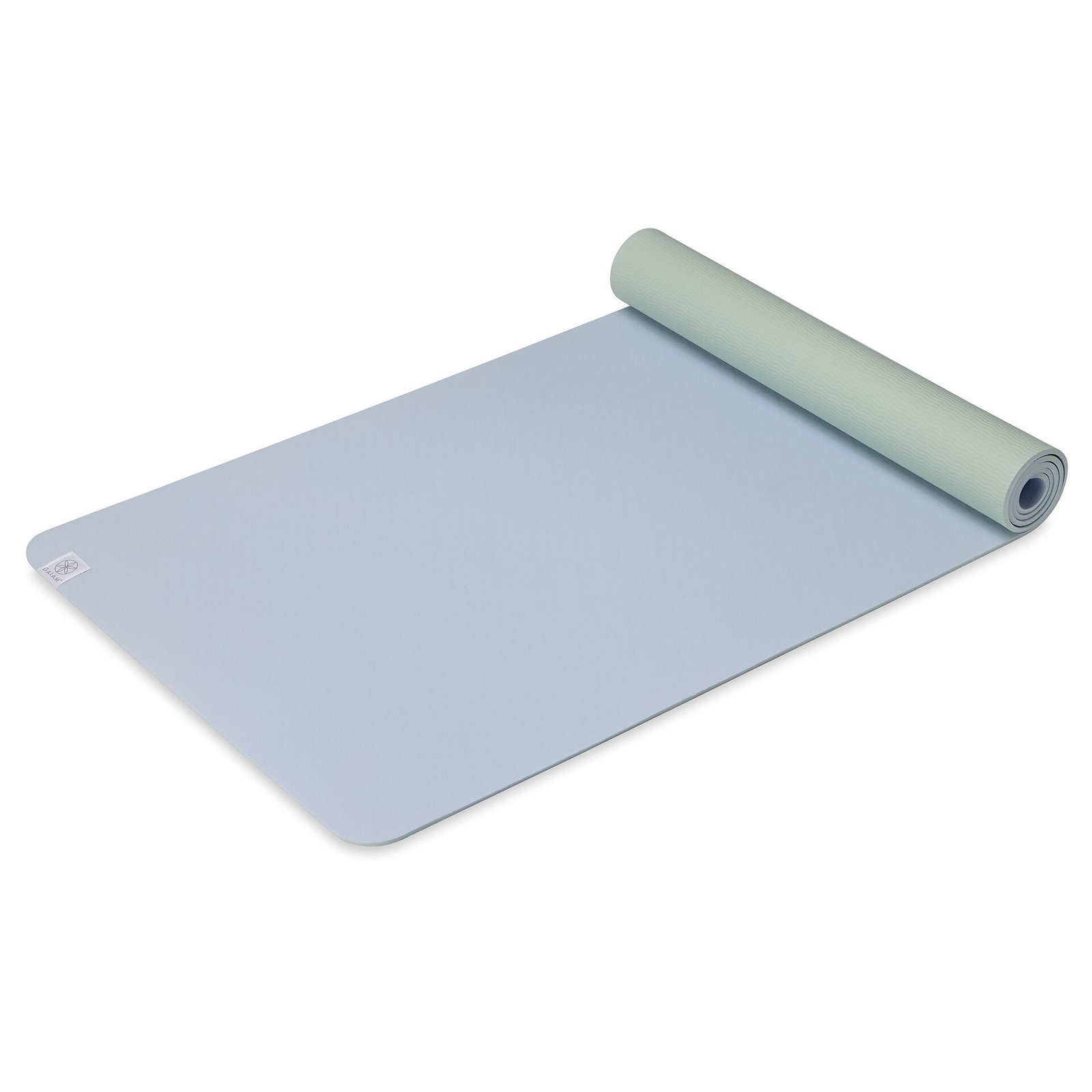 GAIAM Tpe Chambray Sea Salt Yoga Mat 6mm