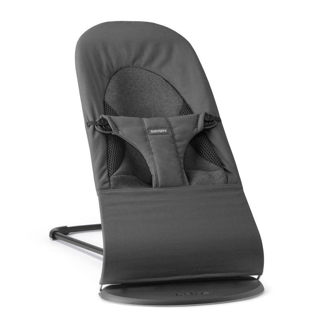 BabyBjörn Babysitter Balance Soft Vävd/Jersey Tri-Fabric Mörkgrå