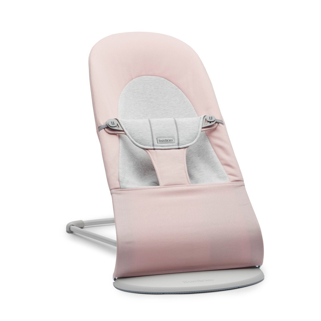 BabyBjörn Babysitter Balance Soft Vävd/Jersey Ljusrosa/Grå