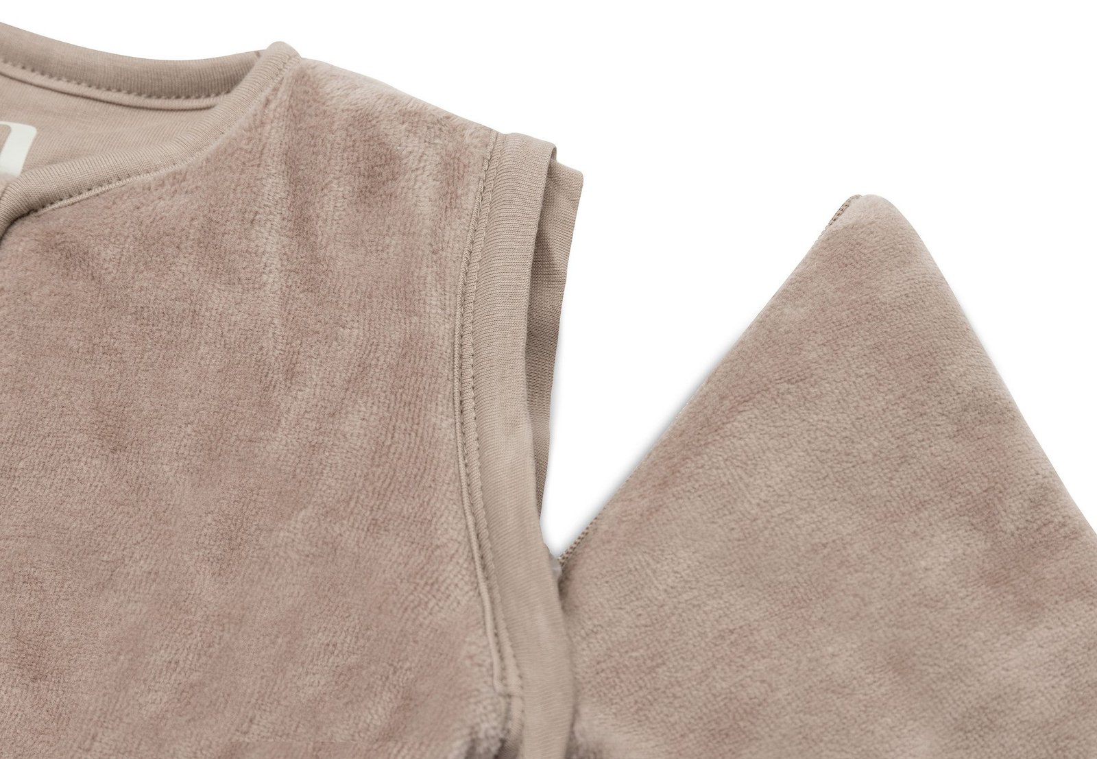 Jollein Sovpåse M Avtagbar Ärm Round Nyfödd 60 cm Velvet Milky Coffee